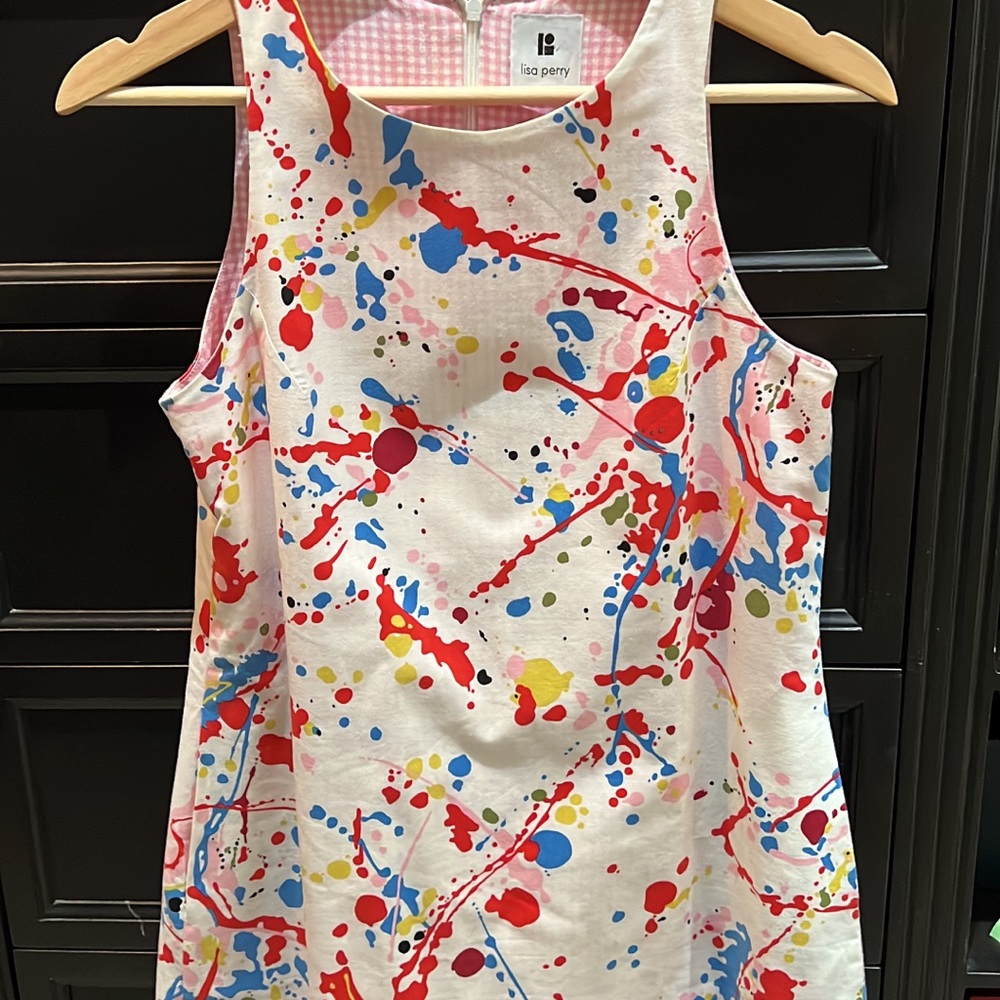 Lisa Perry dress - Lisa Perry Splatter Paint Dress